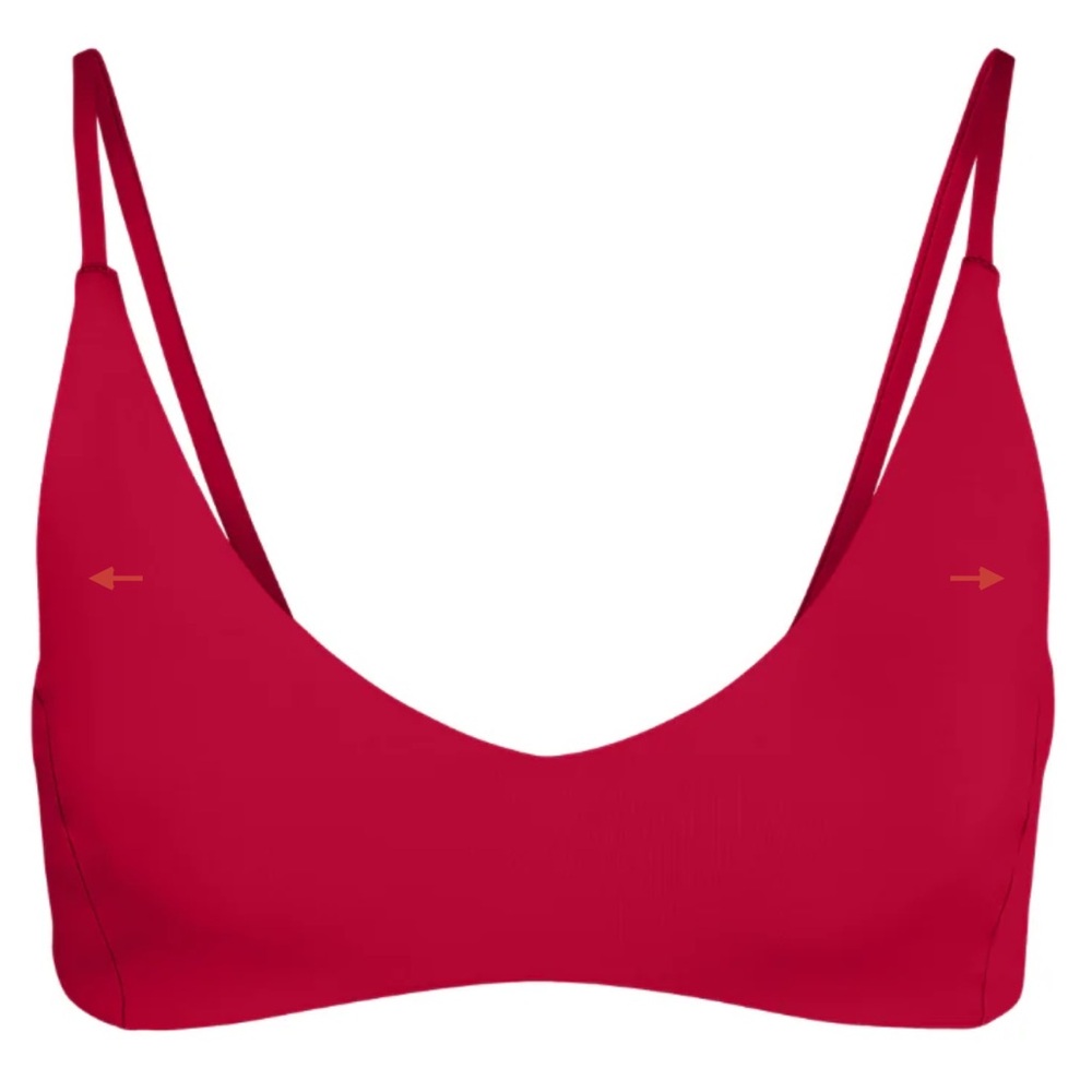 Left On Friday Red bikini top